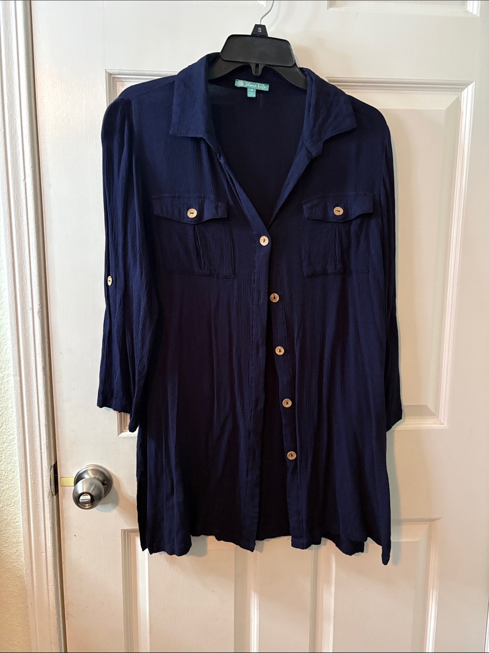 Blue Swim Cover Up